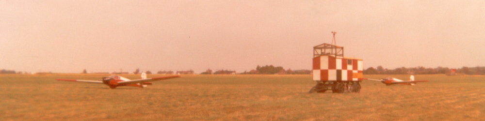 [Glider and control tower]